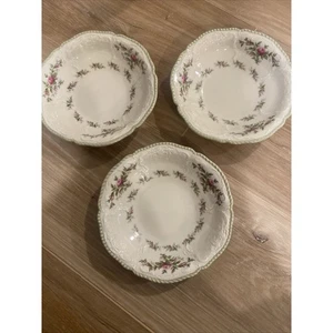 Rosenthal Sanssouci Set Of 3 Bowls 5.25” Floral Germany Fine China W/Storage - Picture 1 of 10