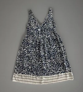 BCBGMaxAzria silk v-neck babydoll dress - Picture 1 of 15