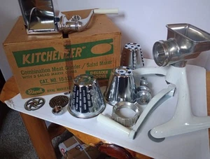 Rival KITCHENEER Meat Grinder And Salad Maker Combo # 10- 123 w/ Original Box - Picture 1 of 5