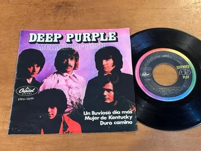 DEEP PURPLE Murmullo - Hush +3 1968 MEXICO 7" EP 1st Press Psych - Image 1 of 4