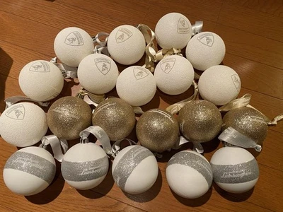 Lamborghini Christmas Ornament Set of 20, Used, Glitter Damage, Official - Image 1 of 4