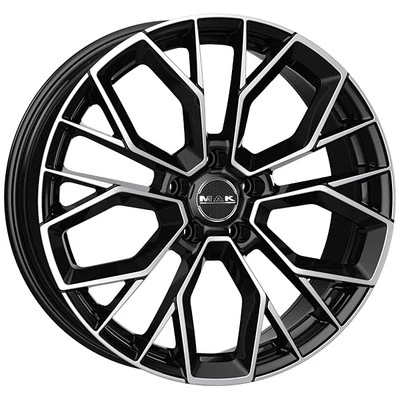 JANTES ROUES MAK STILO POUR INFINITI M 8.5X19 5X114,3 BLACK MIRROR 2L4 - Photo 1/4
