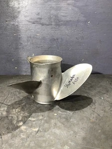Yamaha Propeller From F150 22ft Stoner Skiff 3 Blade Stainless - Picture 1 of 8