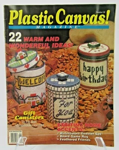 Plastic Canvas Magazine No. 18 January/February 1992 ~ 22 projects - Picture 1 of 3