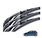 WINDSCREEN WIPER BLADES FITS FORD FIESTA MK6 2002 - 2008 FRONT AND REAR SET OF 3