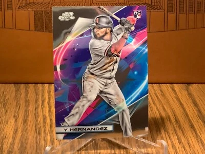 Yonny Hernandez Oakland A’s - 2022 Diamondbacks Topps Cosmic Chrome Rookie Card - Image 1 of 2