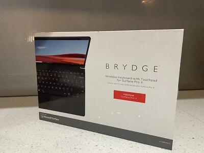 Brydge Wireless Keyboard With Touchpad BRY7032 For Surface Pro X (Black) - Image 1 of 4