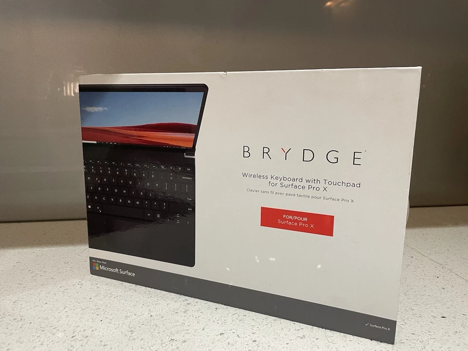Brydge Wireless Keyboard With Touchpad BRY7032 For Surface Pro X (Black) - Image 1 of 4