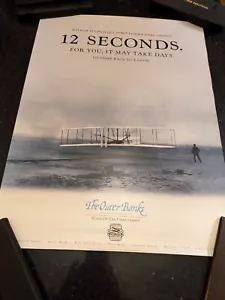 OUTER BANKS OBX North Carolina 24x18 POSTER. WRIGHT BROTHERS 12 Seconds 2003 - Picture 1 of 5