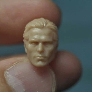 1/18 Scale The Dark Knight Wayne Bale Head Sculpt Unpainted Fit 3.75" Figure - Picture 1 of 2