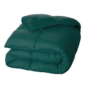 All Season Solid Comforter Reversible Down Alternative Bedding - Picture 1 of 157