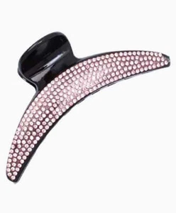 Molly And Rose Curved Plastic Clamp With Coloured Diamantes 8591 - Picture 1 of 1