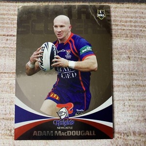 NRL Daily Telegraph Trading Card 2011 ~  Top Try Scorers ~ Adam MacDougall 212