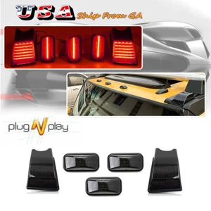 5 piezas Luz LED de cabina humo rojo marcador de correr techo para Hummer H2/H2 SUT 03-09 - Imagen 1 de 12