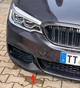 100% echt Carbon Front Flaps Frontaufsatz Spoiler für BMW G30 G31 520 530 540 - Bild 1 von 24