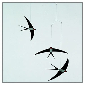 Flying Swallows Mobile by Christian Flensted for Flensted Mobiles (3 birds, sm.) - Picture 1 of 1