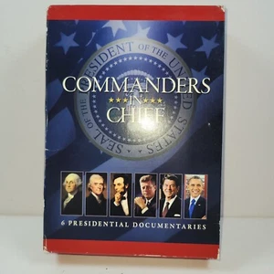 COMMANDERS IN CHIEF 6 Presidential Documentaries Box Set REAGAN/JFK/OBAMA + DVD - Picture 1 of 7