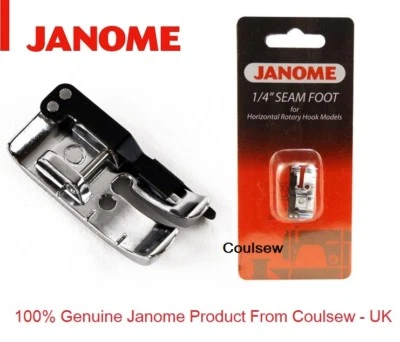 JANOME sewing machines 1/4inch seam Patchwork quilt foot (cat B + C) 200318000 - Image 1 of 3