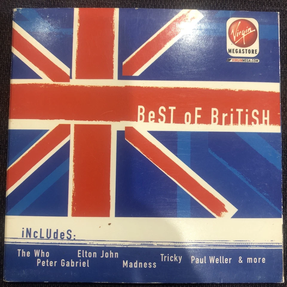 Best of British RARE Promo CD 16 Songs The Who La's Madness Tricky Frampton