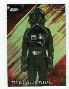 2018 TOPPS FINEST STAR WARS REFRACTOR #91 TIE FIGHTER PILOT - Picture 1 of 1