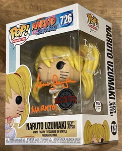 Naruto Sexy Jutsu 726 Funko Pop Correo Flanagan Firmado/Inscrito PSA/ADN ITP - Imagen 1 de 8