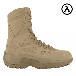 REEBOK 8" RAPID RESPONSE RB® COMPOSITE-TOE SIDE-ZIP BOOTS RB8894 - ALL SIZES - Picture 1 of 5