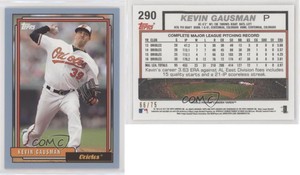 2017 Topps Archives 1992 Light Blue /75 Kevin Gausman #290