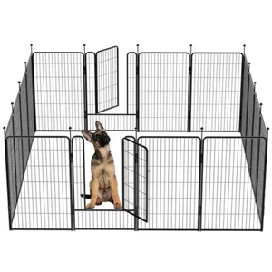 Parque infantil para perros, cerca para perros al aire libre de 40 pulgadas/45 pulgadas, parque infantil para perros grandes/medianos/pequeños - Imagen 1 de 35