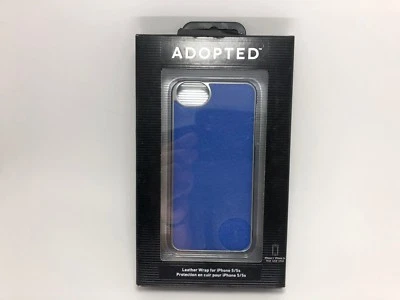 Funda envolvente de cuero ADOPTADA para iPhone SE 5 5s Royal Foto 1 de 3