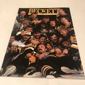 BECKETT HOCKEY MONTHLY #22, AUGUST 1992, PITTSBURGH PENGUINS Cover Photo! - Picture 1 of 9