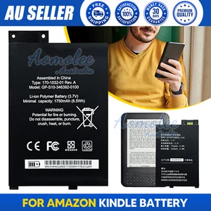 170-1032-01 Battery for Amazon Kindle 3 D00901 GP-S10-346392-0100 S11GTSF01A - Picture 1 of 5