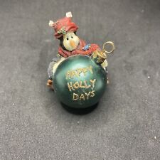 Boyds Bears Naughty and Nice Hollis Penguin Holiday Christmas Tree Ornament