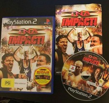 TNA Impact! -  Sony PlayStation 2 PS2 Pro Wrestling PAL Game with Manual