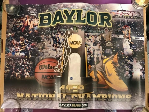 Baylor Lady  BEARS Basketball POSTER National Champions Brittney Griner 24 x 18 Cover