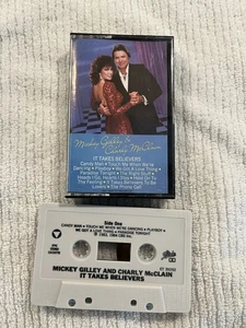 Mickey Gilley & Charly McClain-It Takes Believers CASSETTE TAPE-Very Good - Picture 1 of 2
