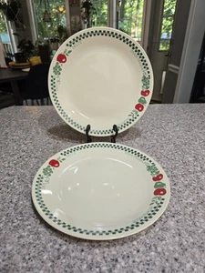 Set Of 2 Vintage Corelle 10 1/4" Farm Fresh Homemade Dinner Plates - Picture 1 of 4