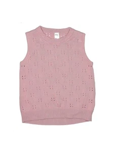 Nordstrom Girls Pink Sweater Vest L Youth - Picture 1 of 2