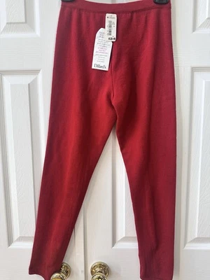 Pantalones Cónicos De Colección Vittadini Sport Rojo Tejido Pull on Grandes Foto 1 de 4
