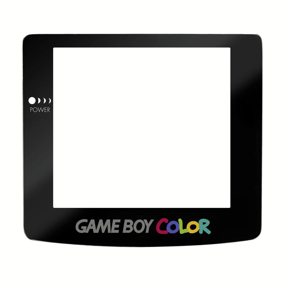 Game Boy Color Q5 Screen Lens Glass Black Tempered Adhesive - Image 1 of 1