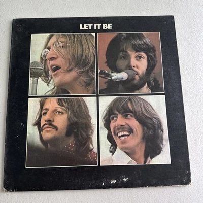 THE BEATLES LET IT BE Red Apple AR 34001 First U.S. Press Phil+Ronnie Vinyl Foto 1 de 4