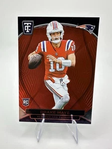 2024 Panini Totally Certified Drake Maye Rookie RC Red Mirror /249 - Picture 1 of 2