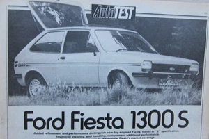 Original 1977 Autocar extracted mag road test (folded): FORD FIESTA 1300S, Mk1 - Imagen 1 de 3