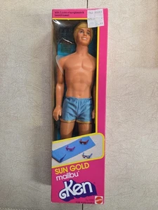 1981 Mattel Sunsational Malibu Ken Puppe California Look Barbie #1088 in Box Vintage - Bild 1 von 6