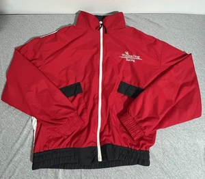 Vintage Winston Drag Racing Jacket Mens Large Full Zip Racing 90s NASCAR Racing - Picture 1 of 13