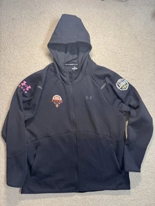 Under Armour Full Zip Tech Fleece Hoodie BMaze Elite Basketball Size XXL Black - Picture 1 of 12