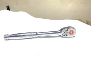 Snap On Tools SL710, 1/2” Drive Standard Handle Chrome Ratchet Vintage Red Logo - Picture 1 of 14