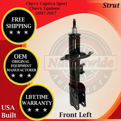 Puntal delantero izquierdo Monroe OEM para Chevy Captiva Sport/Equinox 2007-2017 10 años de garantía Foto 1 de 4