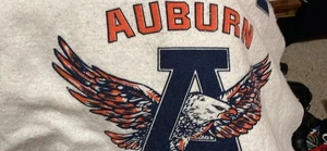 Auburn Tigers Blanket Vintage 80’s Made In US 73X43 - Picture 1 of 6