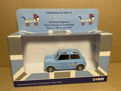 Corgi CC82105 Classic Mini zum Geburtstag von Prince George 22.07.2013, in OVP - Bild 1 von 4