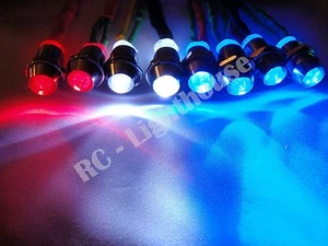 RC Lights for Traxxas, Losi HPI CEN Crawlers 2W2R4B 5mm - Picture 1 of 3